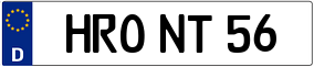 Truck License Plate
